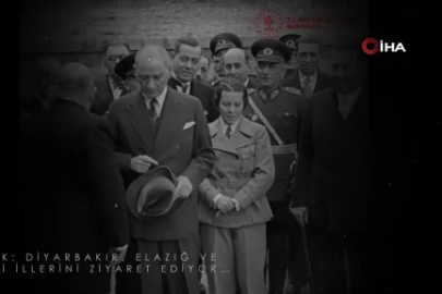 Atatürk'ün bugüne kadar hiç görülmemiş görüntüleri ortaya çıktı!