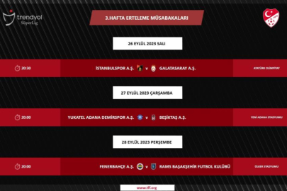 TFF, ertelenen maçların programını açıkladı