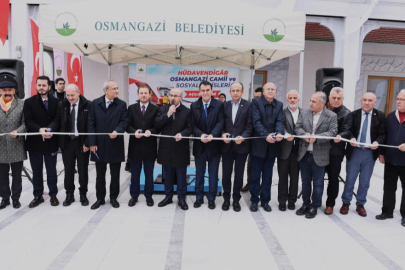 Hüdavendigâr Osmangazi Camii dualarla ibadete açıldı